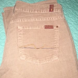Seven For All Mankind Corduroy Jeans size 29